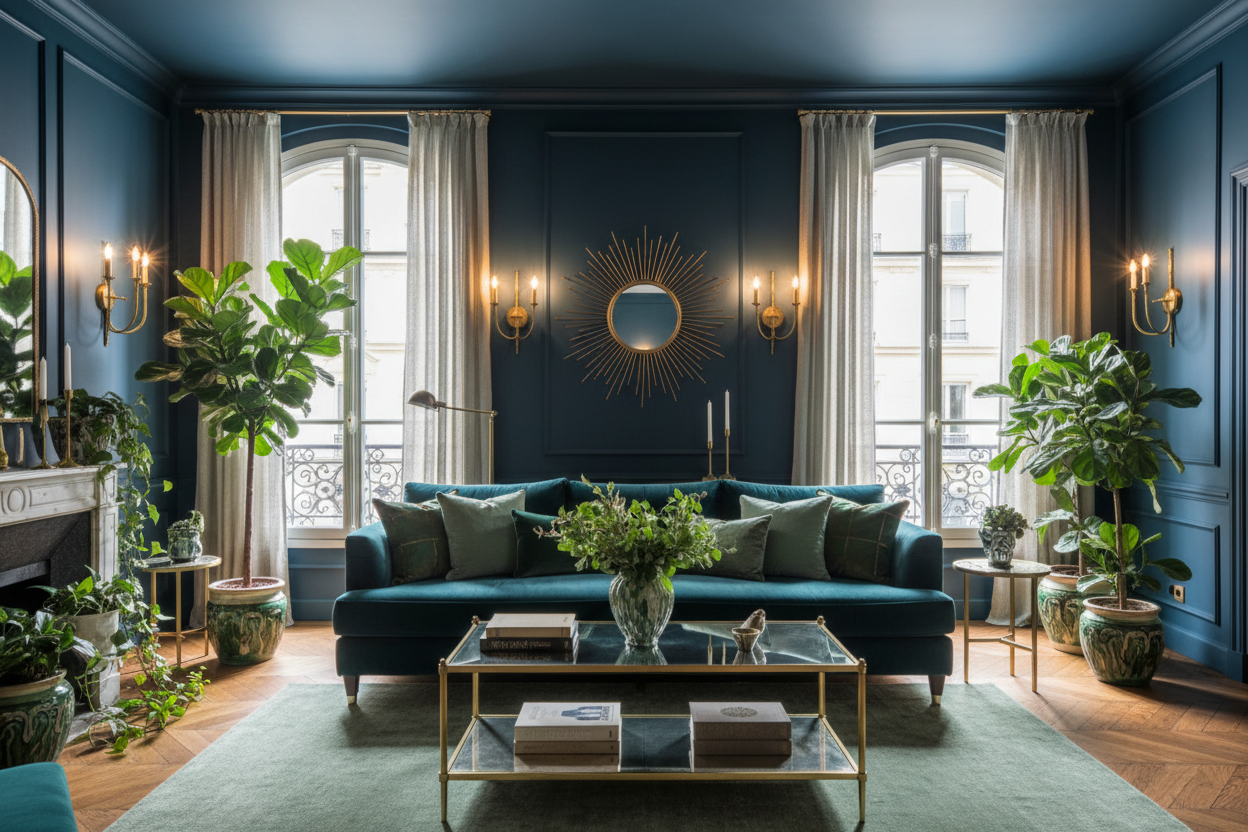 Mélanger le bleu et le vert : une association audacieuse et harmonieuse pour votre intérieur