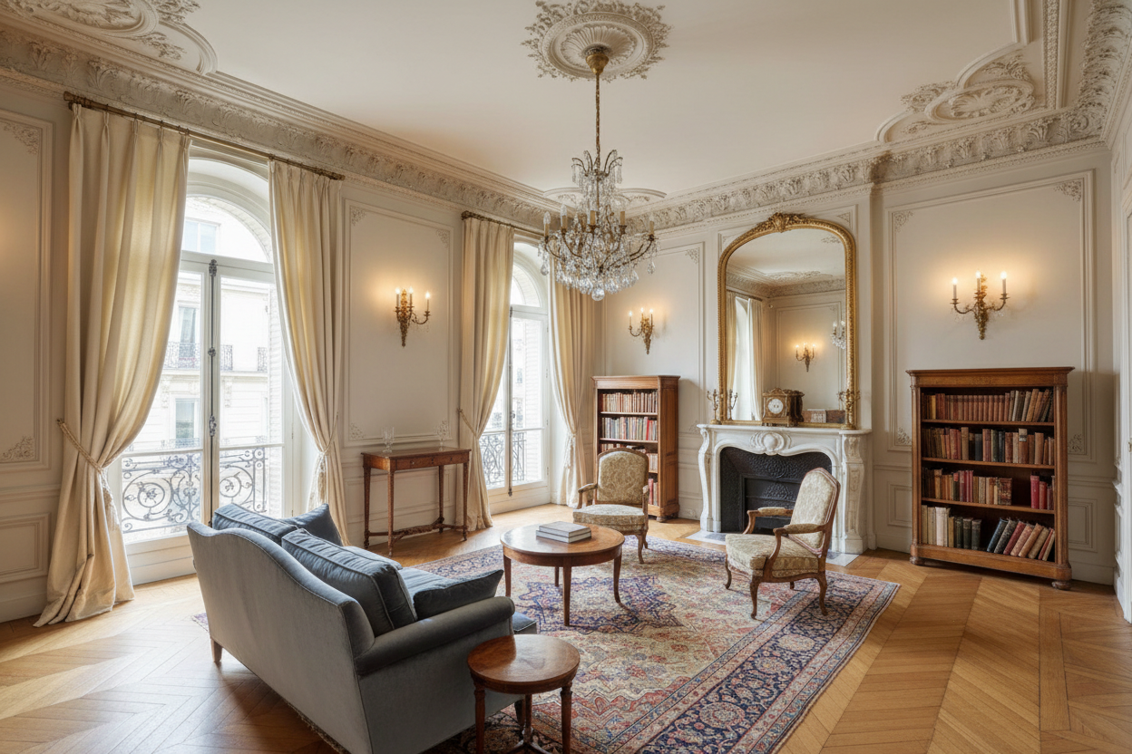 Maison style haussmannien : l’élégance parisienne intemporelle