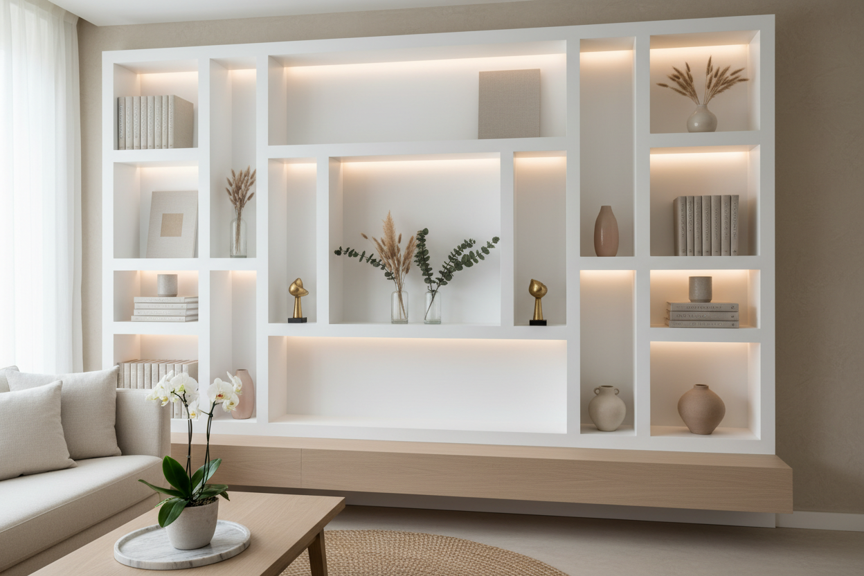Meuble niche blanc : l’élégance fonctionnelle au cœur de la décoration