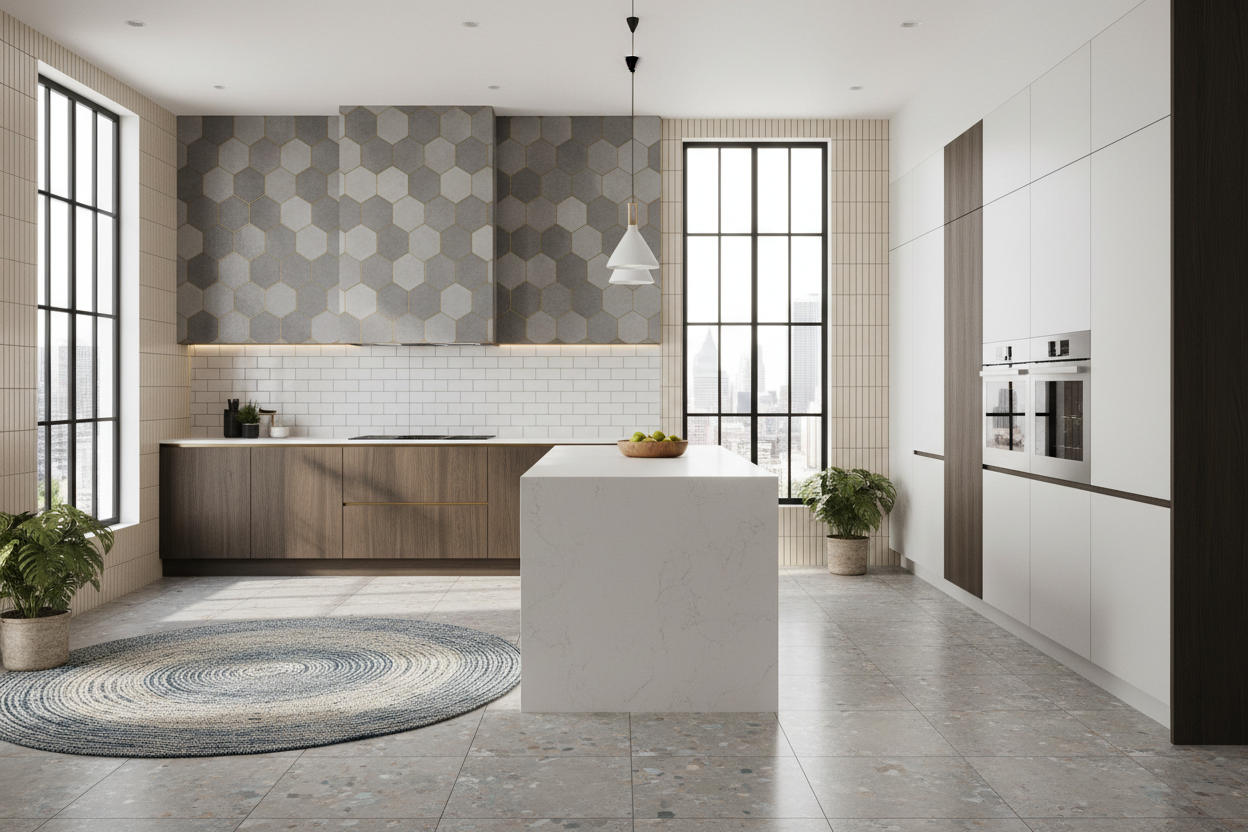 Tendance carrelage cuisine : les styles incontournables pour une cuisine moderne