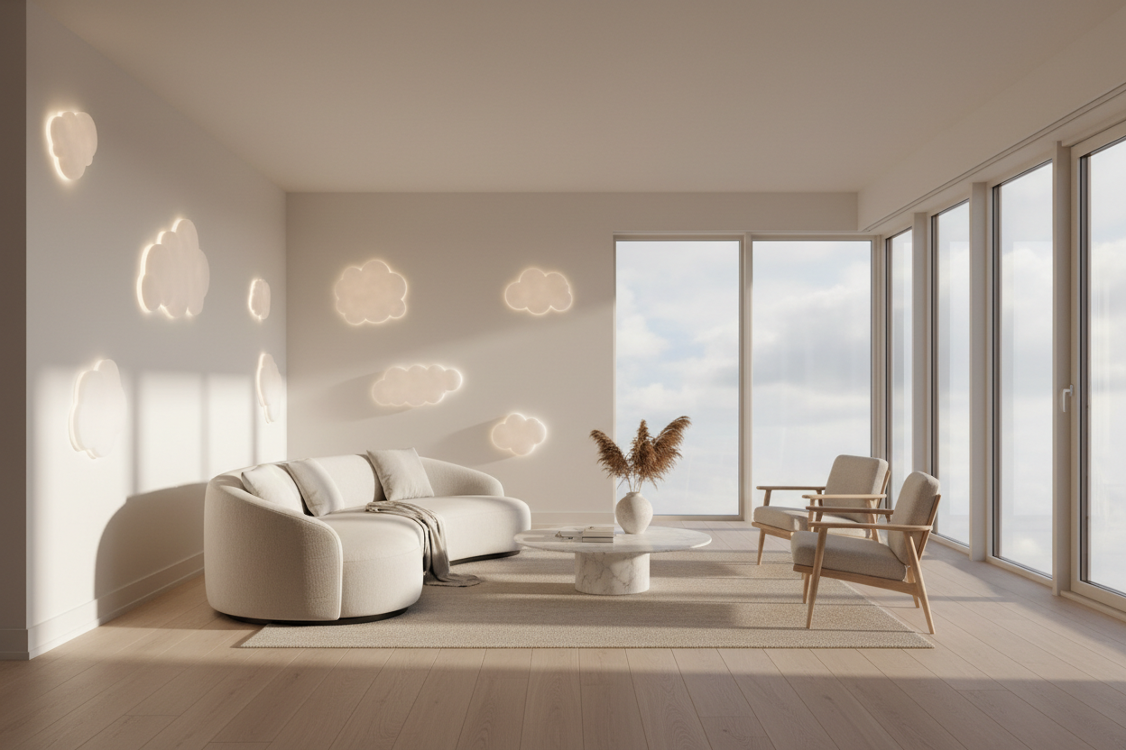 Applique murale nuage