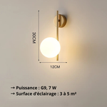 Applique murale LED - Vignette | VAM - Maison Lumière