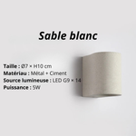 Applique murale béton - Vignette | VAM - Maison Lumière