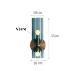 Applique murale bleue - Vignette | VAM - Maison Lumière