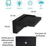 Applique murale extérieur détecteur de mouvement - Vignette | VAM - Maison Lumière