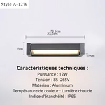 Applique murale extérieur pour terrasse - Vignette | VAM - Maison Lumière