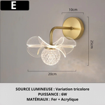 Applique murale fleur - Vignette | VAM - Maison Lumière