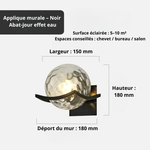 Applique murale globe - Vignette | VAM - Maison Lumière