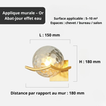 Applique murale globe - Vignette | VAM - Maison Lumière