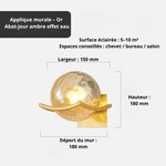 Applique murale globe - Vignette | VAM - Maison Lumière