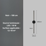 Applique murale noire - Vignette | VAM - Maison Lumière