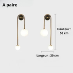 Applique murale or - Vignette | VAM - Maison Lumière