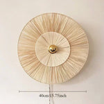 Applique murale paille - Vignette | VAM - Maison Lumière