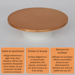 Applique murale plate - Vignette | VAM - Maison Lumière