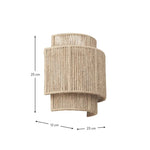 Applique murale rotin - Vignette | VAM - Maison Lumière