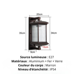 Applique extérieure en métal étanche - Vignette | VAM - Maison Lumière