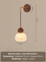 Applique murale style ancien noyer japonais - Vignette | VAM - Maison Lumière