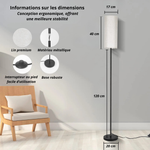 Lampe sur pied pour salon - Vignette | VAM - Maison Lumière
