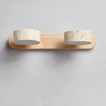 Traverttine applique murale Wabi Sabi créatif rond LED - Vignette | VAM - Maison Lumière