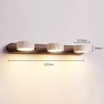 Traverttine applique murale Wabi Sabi créatif rond LED - Vignette | VAM - Maison Lumière