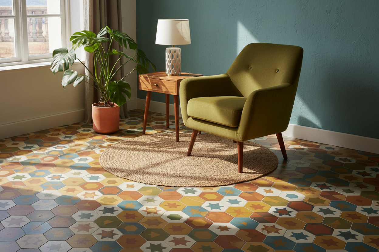 Carrelage année 60 : le charme rétro qui revient en force