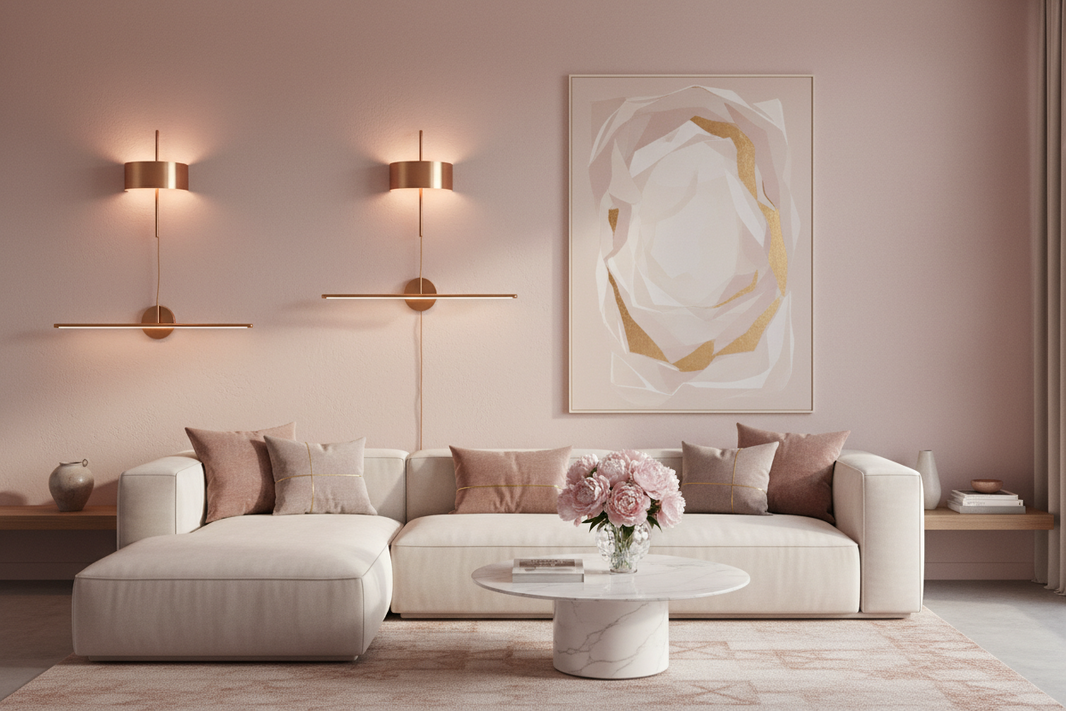 Couleur rosâtre : la teinte douce et élégante qui illumine votre intérieur
