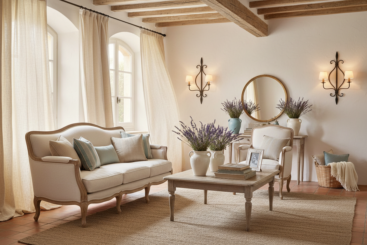 Intérieur provençal chic : l’élégance du Sud dans votre décoration