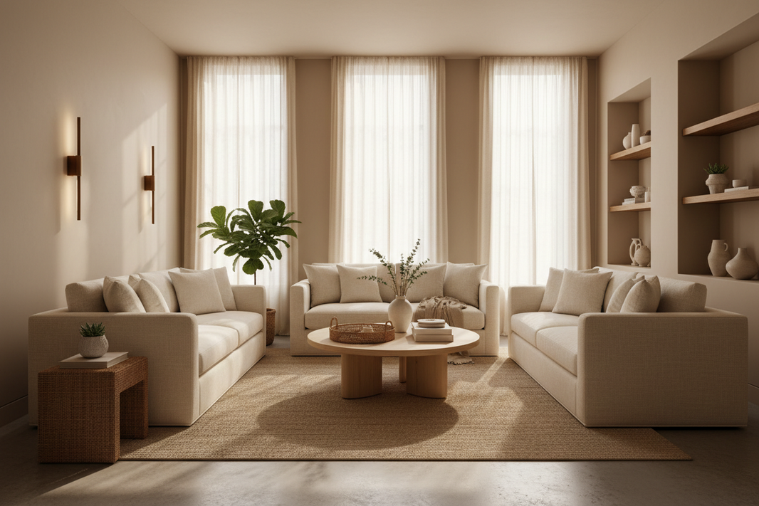 Maison beige : l’élégance naturelle qui transforme votre intérieur