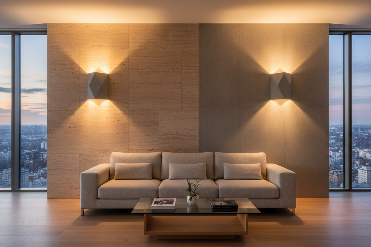 Applique murale grise