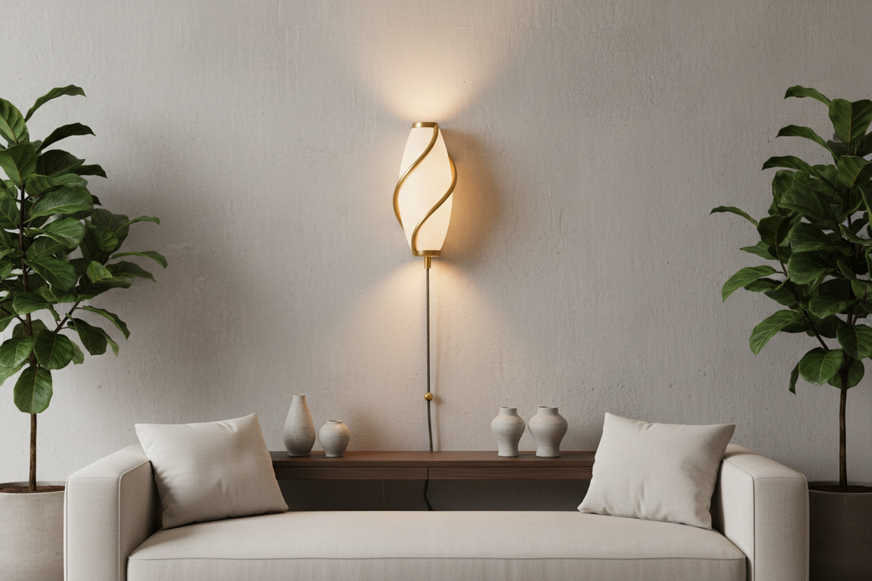 Applique murale interrupteur