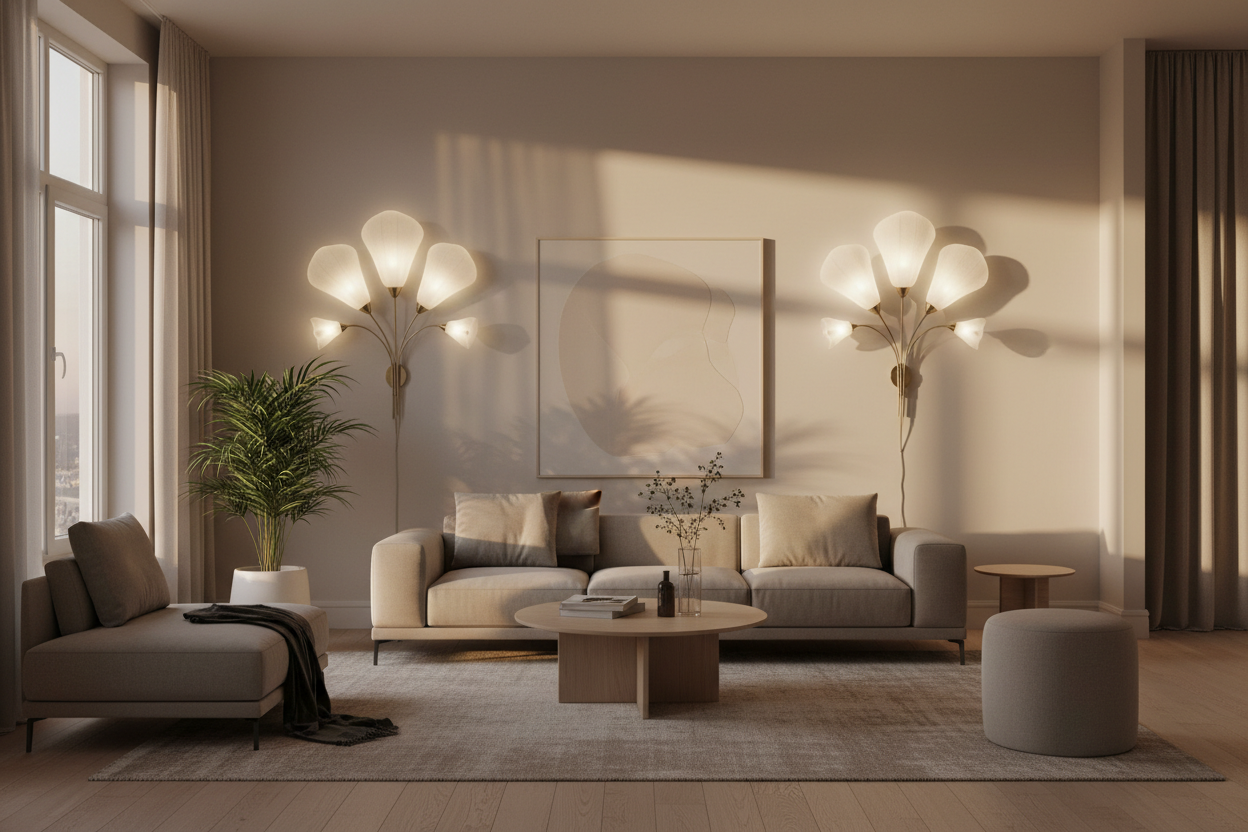 Applique murale fleur