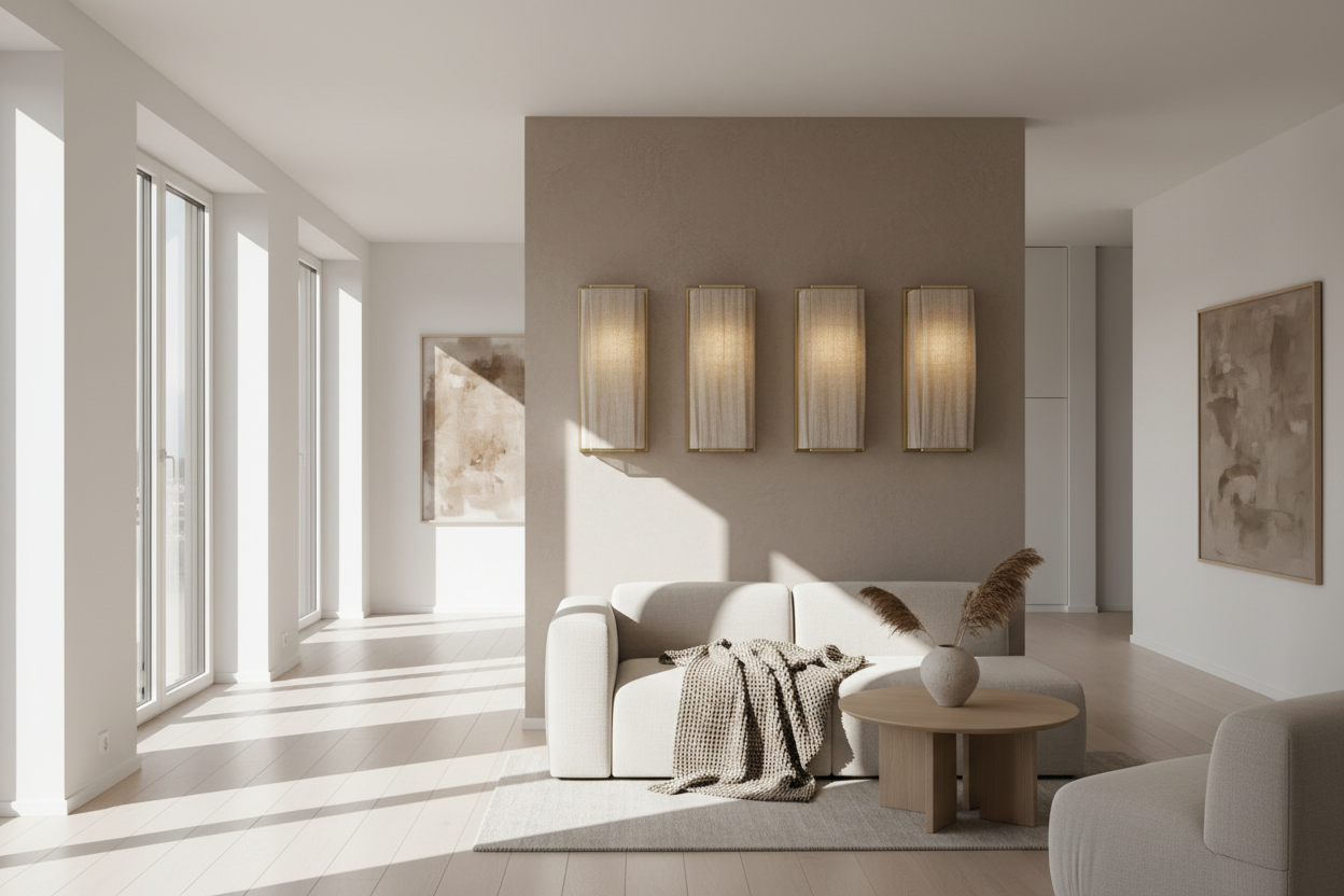 Applique murale tissu