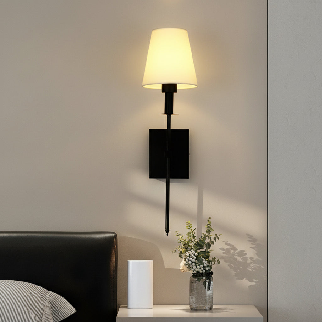 Abat-jour applique murale chambre