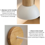 Applique bois murale - Vignette | VAM - Maison Lumière