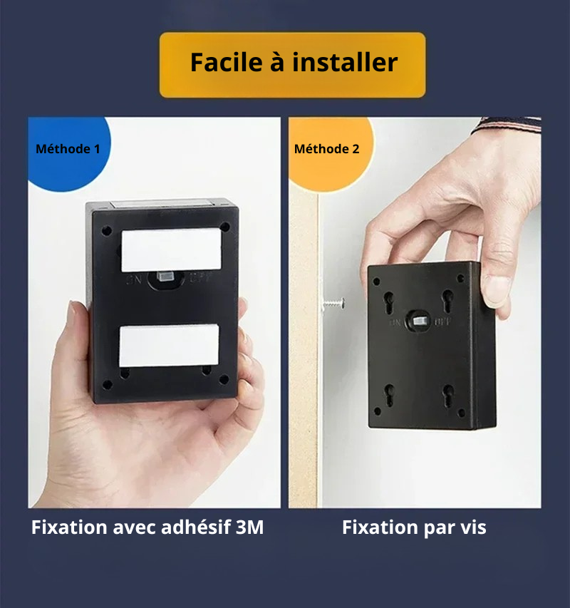 Applique extérieure murale LED fixation