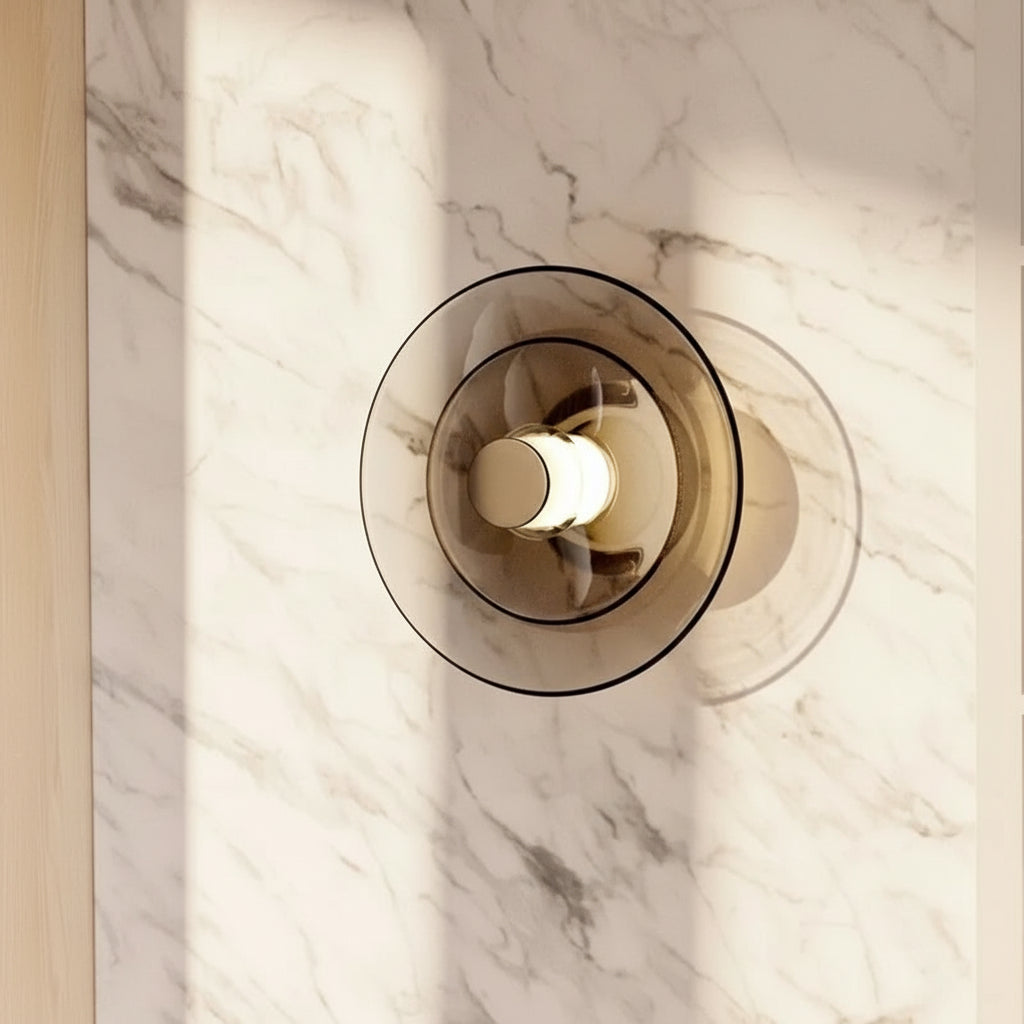 Applique led murale ambre