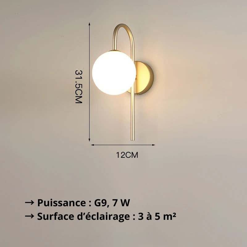 Applique murale LED B OR