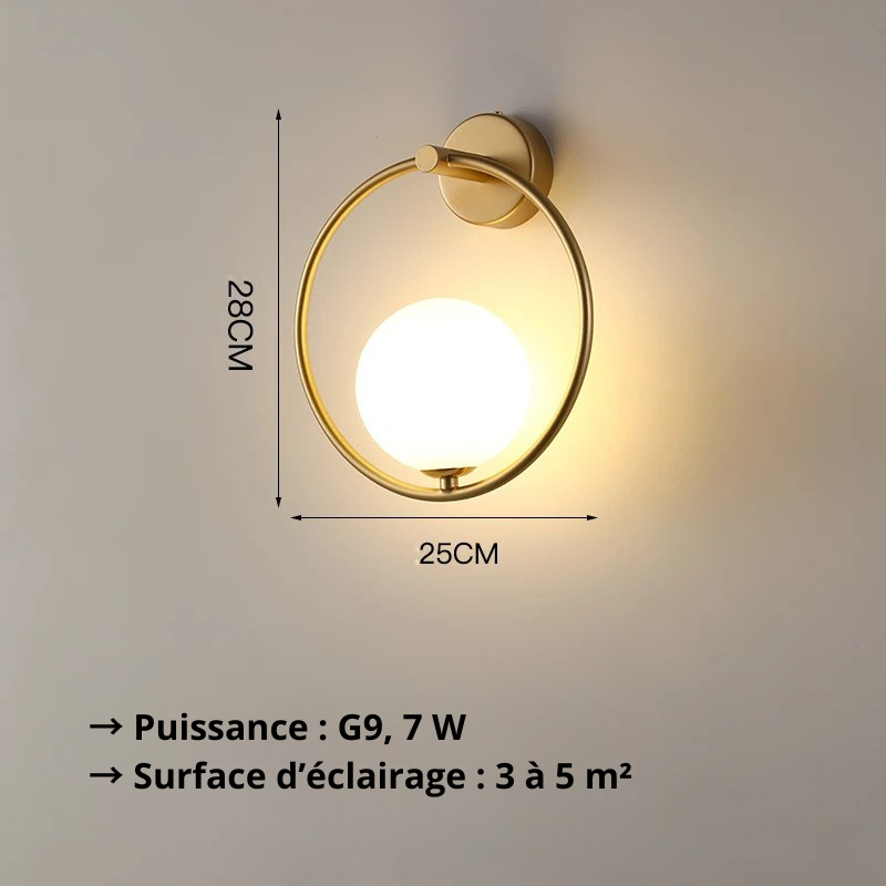 Applique murale LED E OR