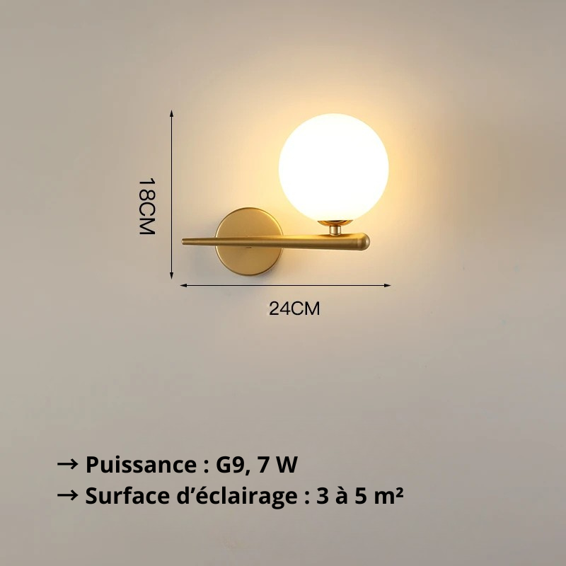 Applique murale LED H OR