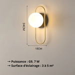 Applique murale LED - Vignette | VAM - Maison Lumière