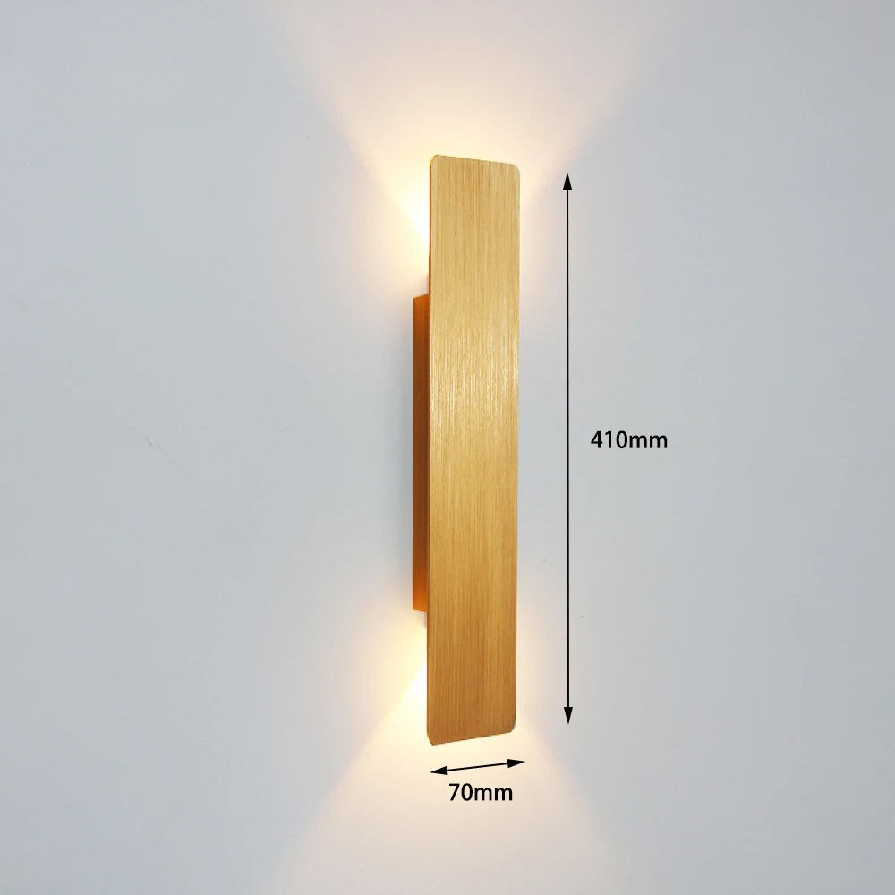 Applique murale LED or 18W