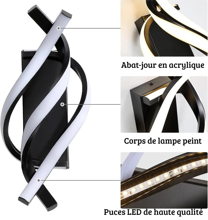 Applique murale LED puissante description 