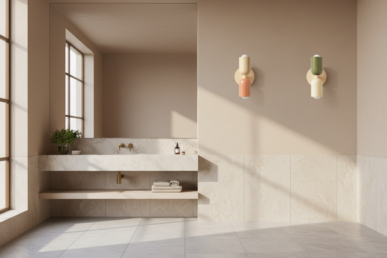 Applique murale wc duo salle de bain