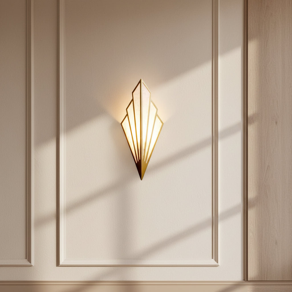 Applique murale art déco mur de salon