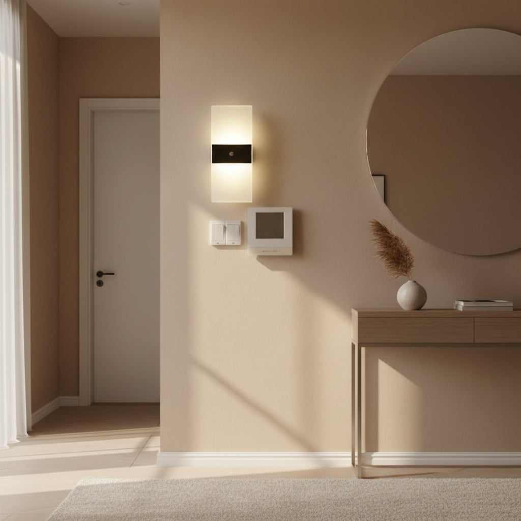 Applique murale avec interrupteur entrée