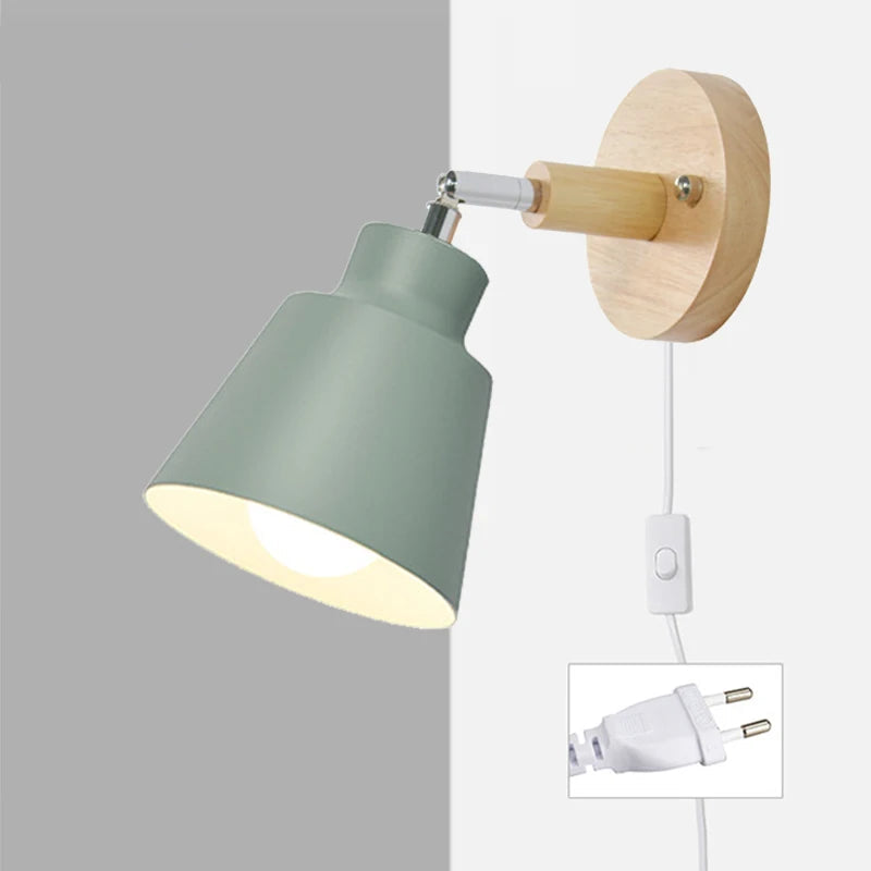 Applique murale avec prise Vert