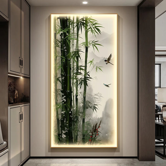 Applique murale bambou