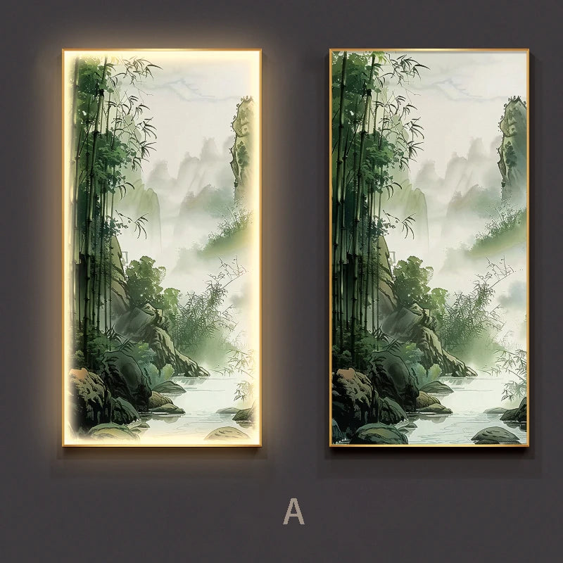 Applique murale bambou A