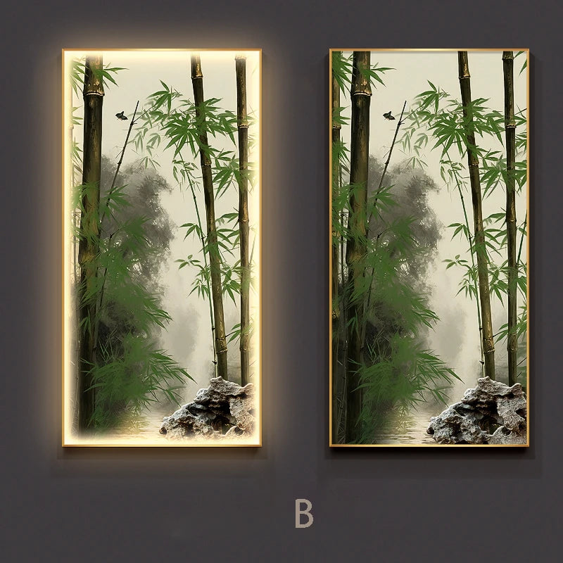 Applique murale bambou B