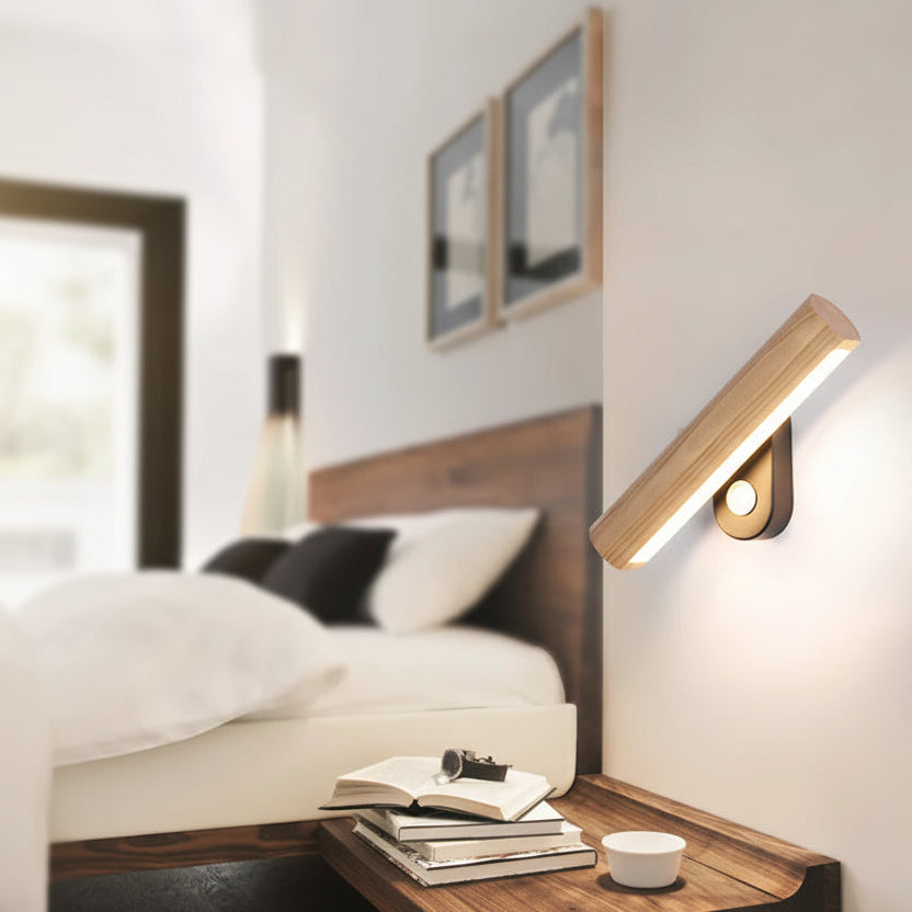 Applique murale bois design clair chambre